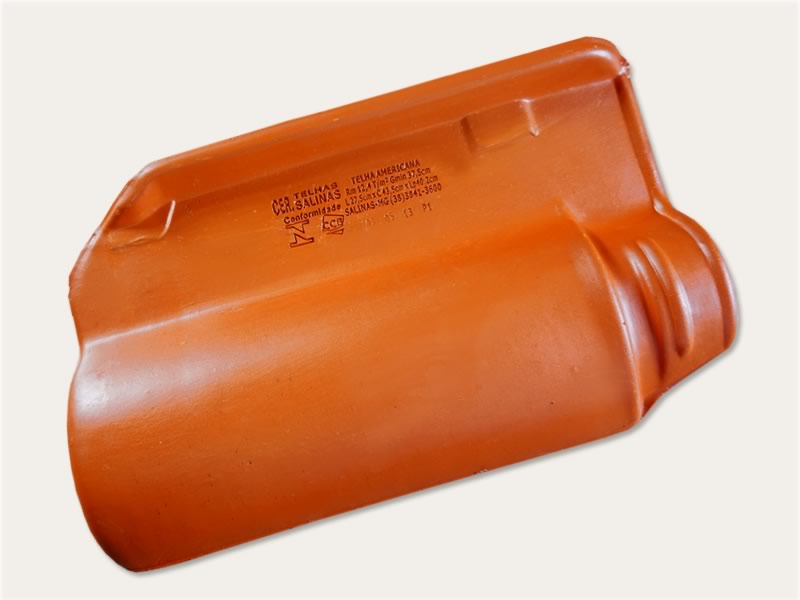 Telha americana resinada