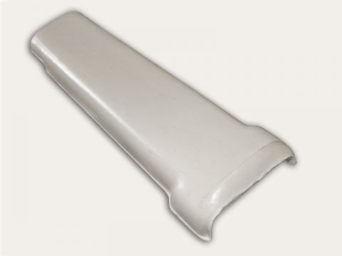 Telha plan universal branca resinada