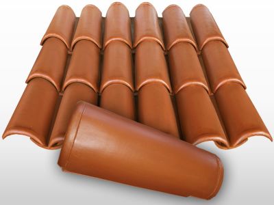 Telhado telha colonial